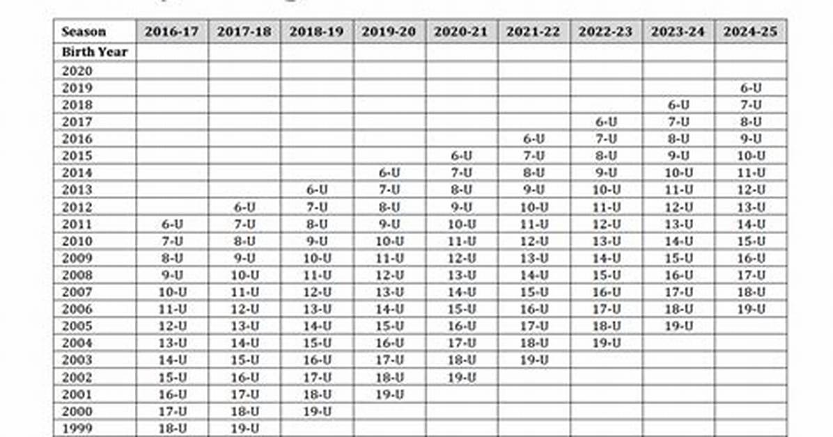 2008 Birth Year Age Chart Exact Month by Month Breakdown And