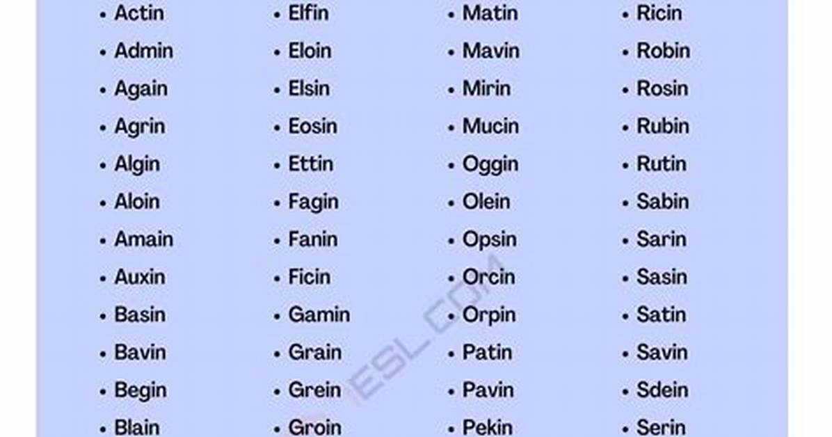 5 Letter Words Ending in a the Verified Master List For