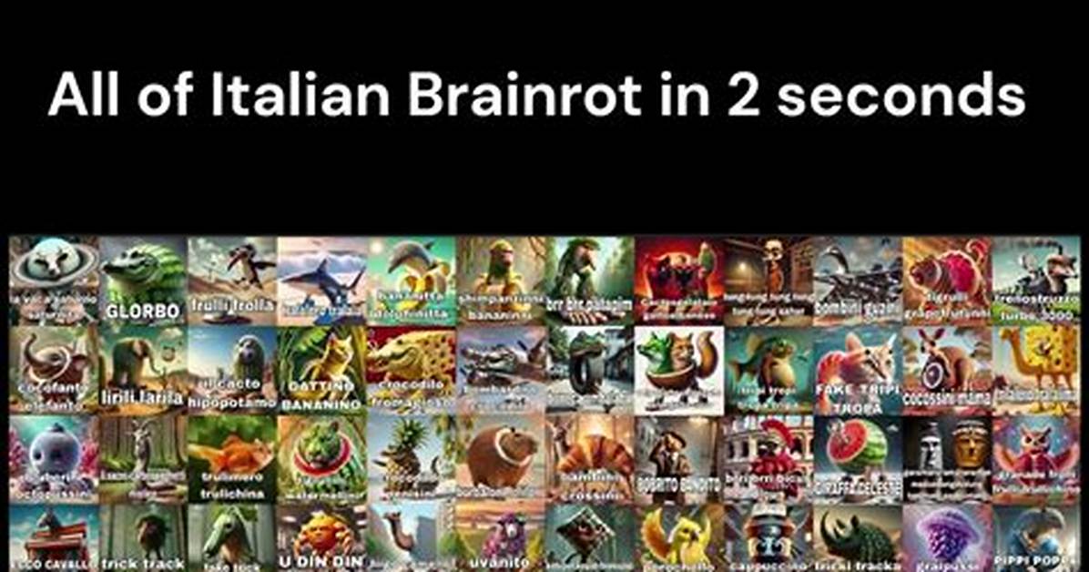 All Italian Brainrot Characters Revealed Full Roster And