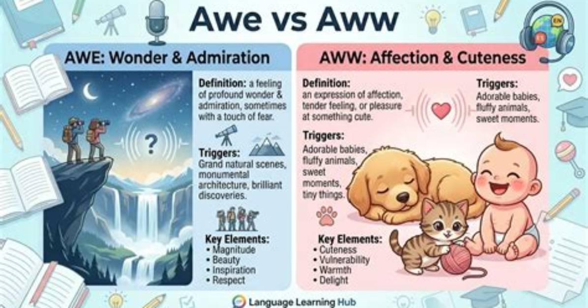 Aww vs Awe the Surprising Linguistic Debate Behind The