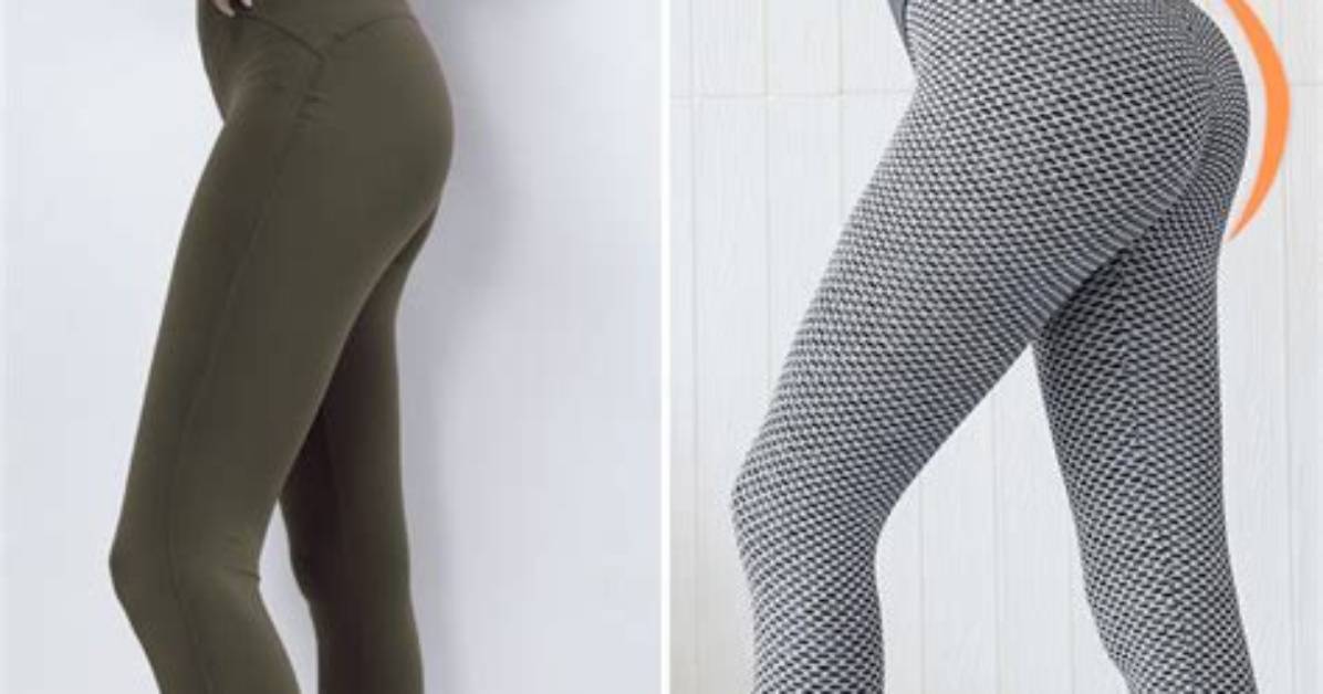 Before and After How Butt Sculpting Leggings Truly