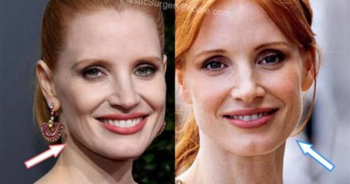 Before and After Jessica Chastain S Dramatic Shift from Natural Red To