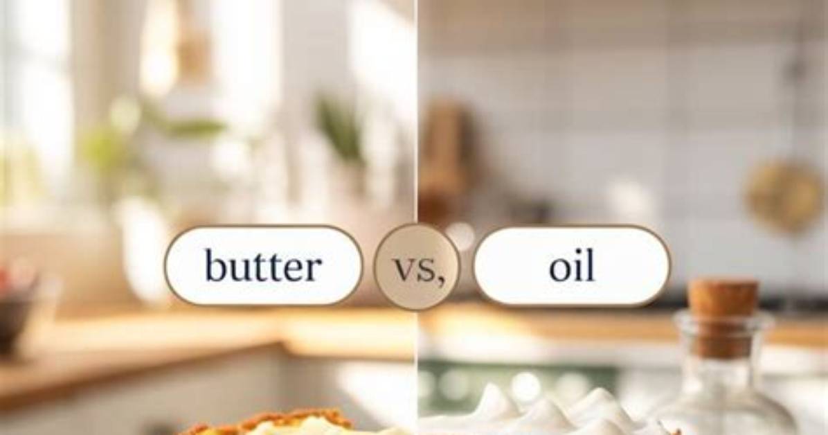 Butter vs Oil in the Oven Side by Side Proof of Crumb Rise And