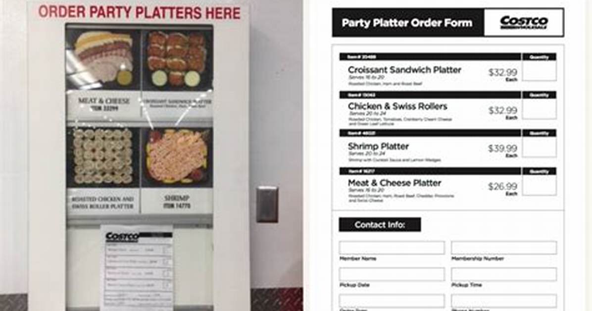 Can You Really Order Costco Deli Trays Online Now Fact Checking the Rollout And