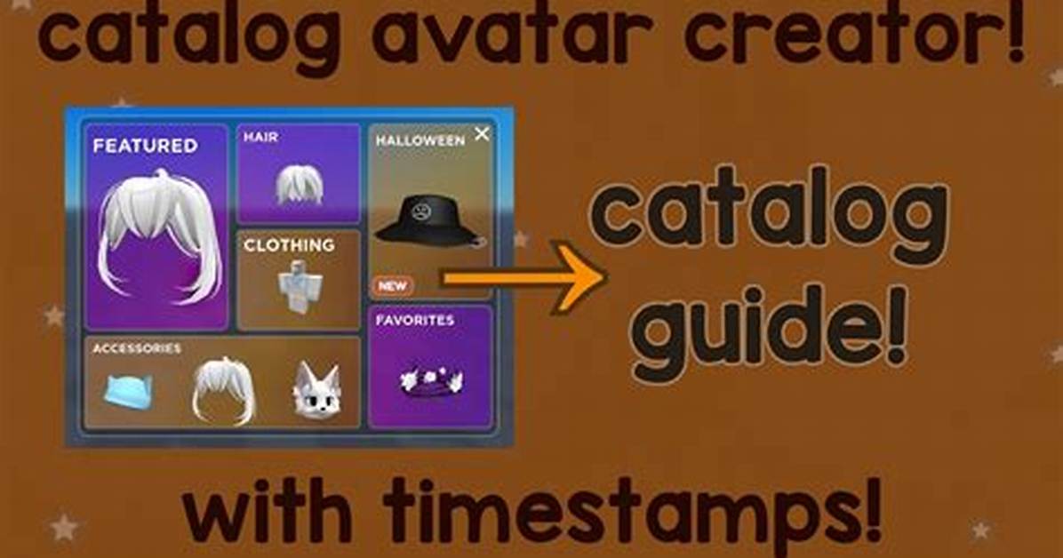 Catalog Avatar Creator Update New Menu Layout for R15