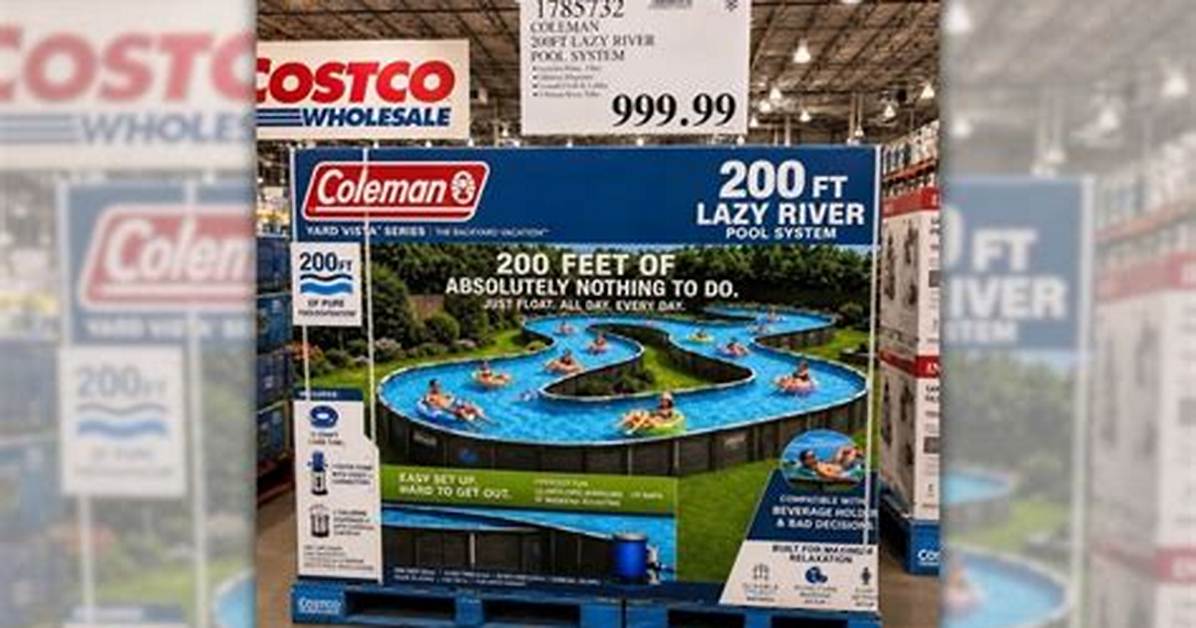 Coleman 200 Ft Lazy River Pool Fact Check Snopes and Popsci Debunk