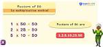 Complete Guide to Factors of 50: Definitions, Formulas, Solved Examples, and Faq