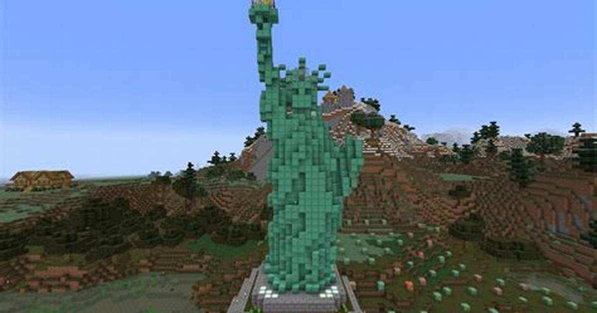 Complete Minecraft Mini Statue of Liberty Guide