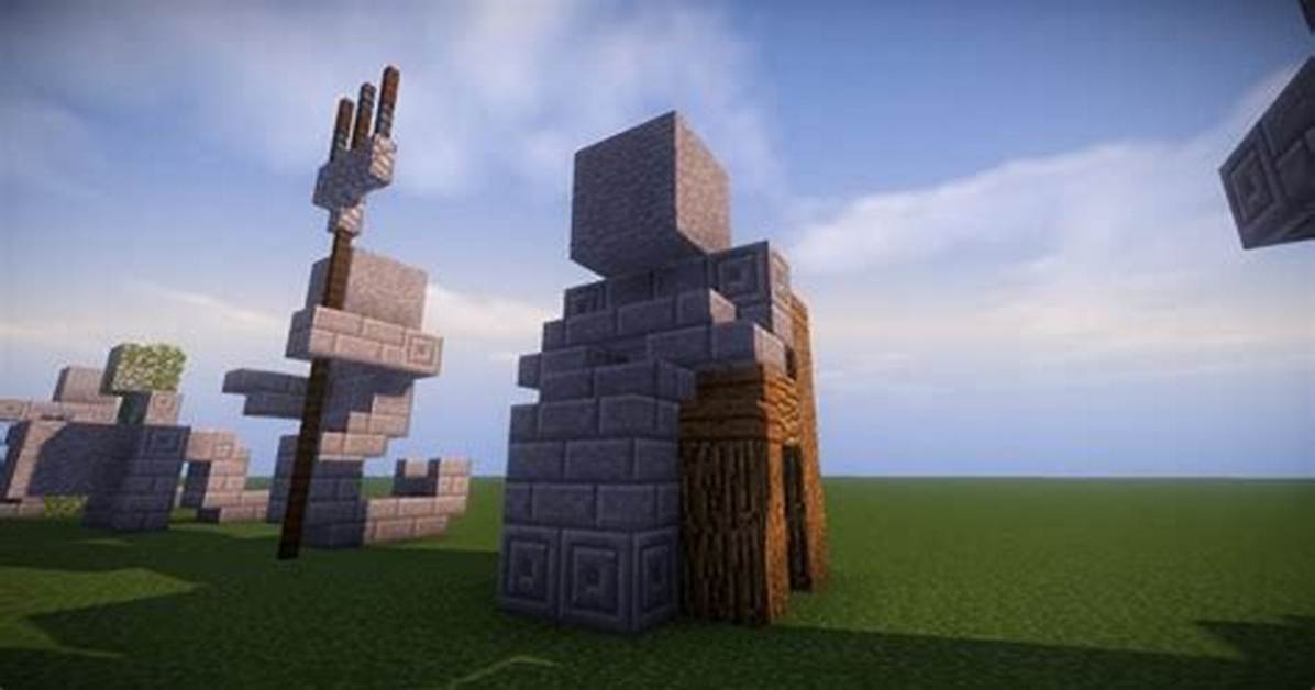 Complete Minecraft Mini Statue Of