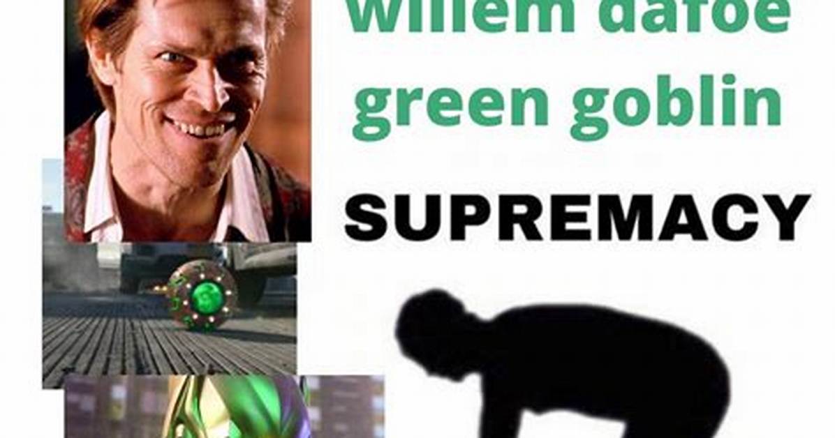 Did Willem Dafoe Resent Green Goblin Memes Fact Checking The