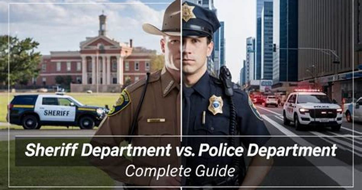 Difference Between Sheriff and Police Complete Guide to Roles And