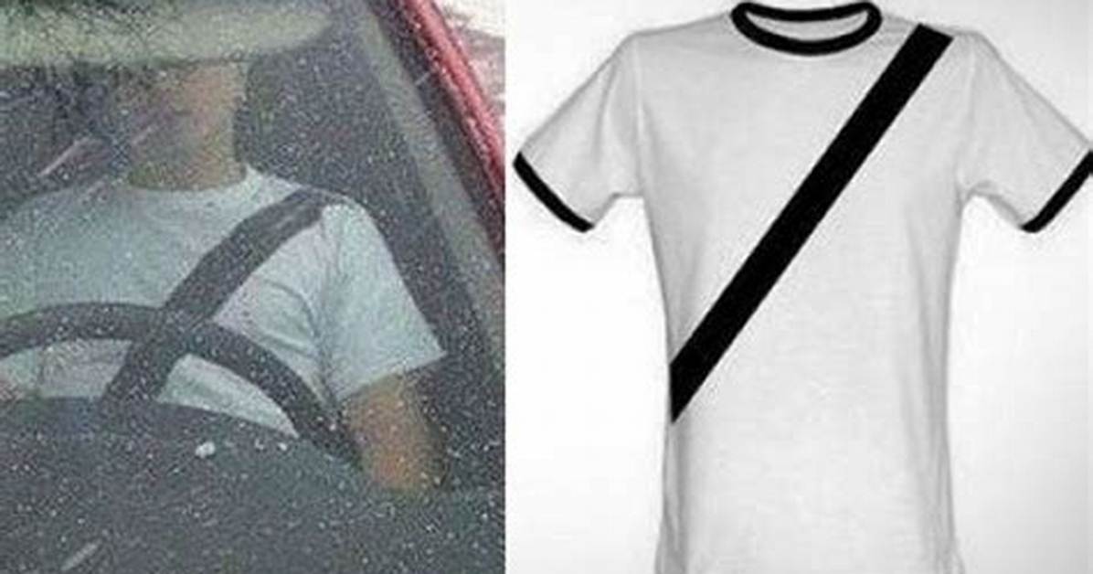 Does the Fake Seatbelt Shirt Actually Fool Traffic Cameras The