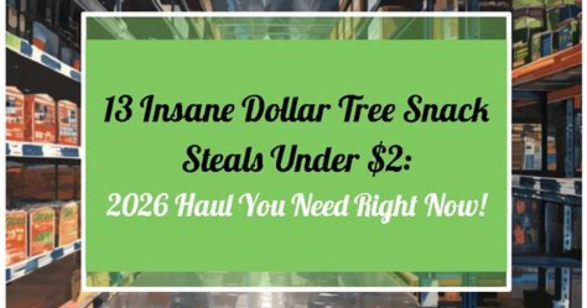 Dollar Tree Expands 2026 Snack