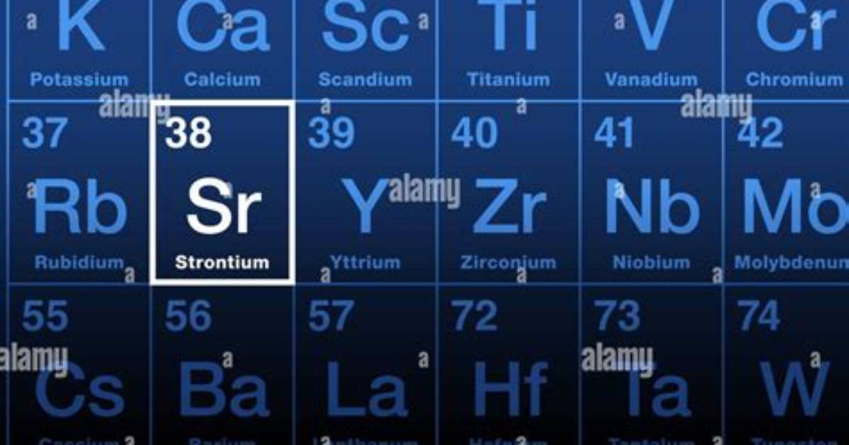 Element with Symbol Sr Explained Atomic Number Properties And
