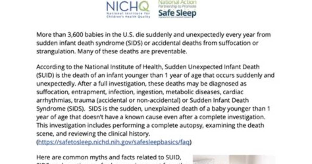 Fact Checking Infant Sleep Myths