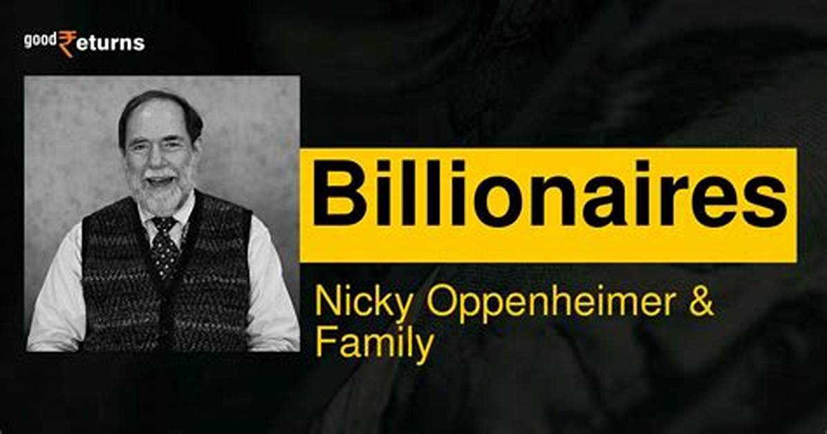 Fact Checking Nicky Oppenheimer S Children Clearing up the J Robert