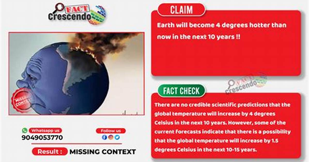 Fact Checking the 4 Degrees Hotter Headlines Are We Talking Absolute Freeze Or