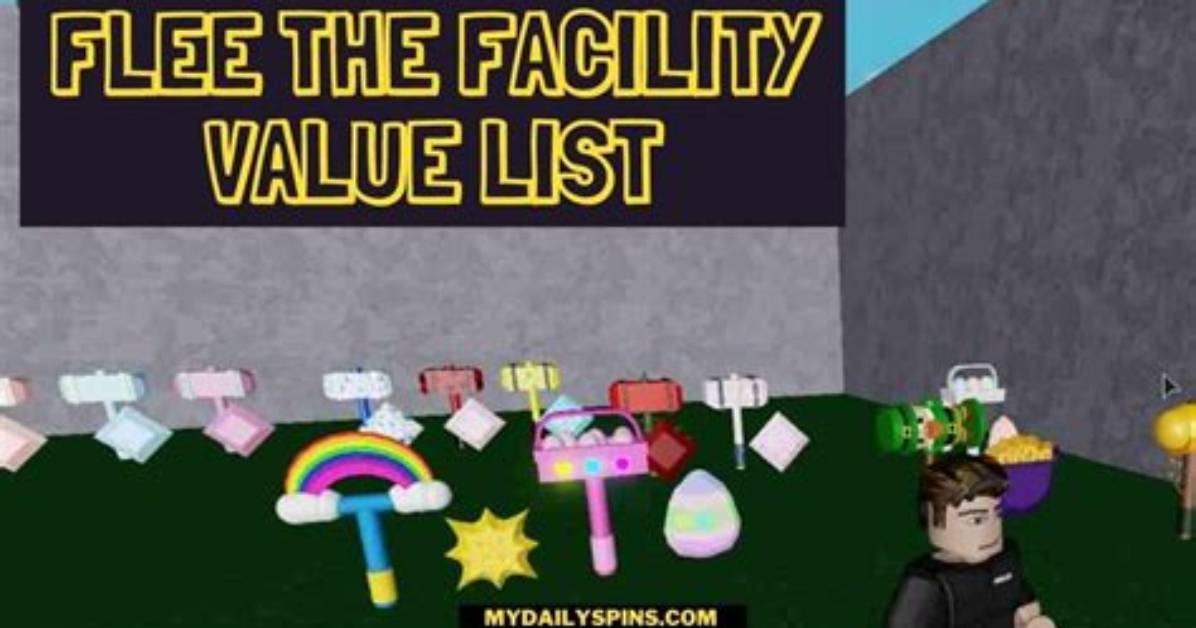 Flee the Facility Value List Fact Check What Every Item Is