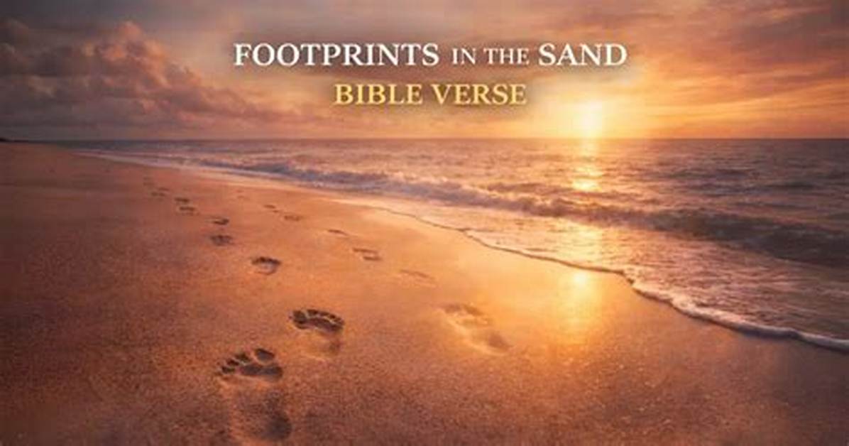 Footprints in the Sand Explained Meaning Biblical References and Pop