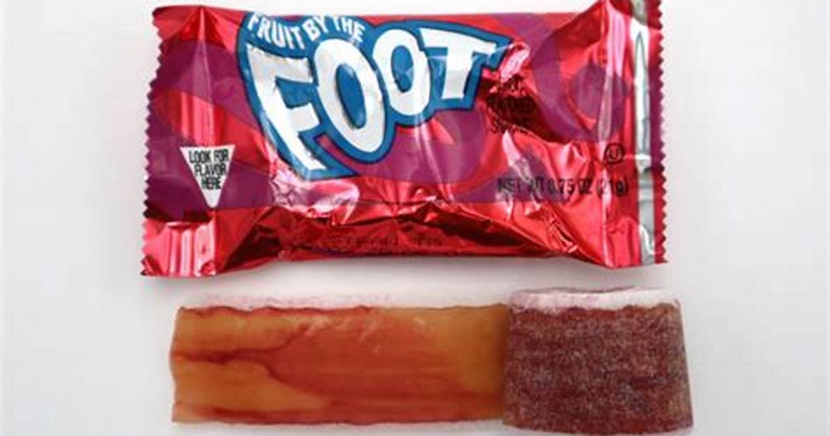 How Long Is Fruit by the Foot Dimensions Weight and Top