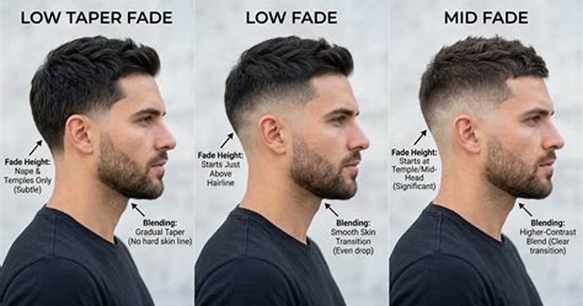 How to Ask for a Taper Fade Middle Part and Style It at Home the Complete