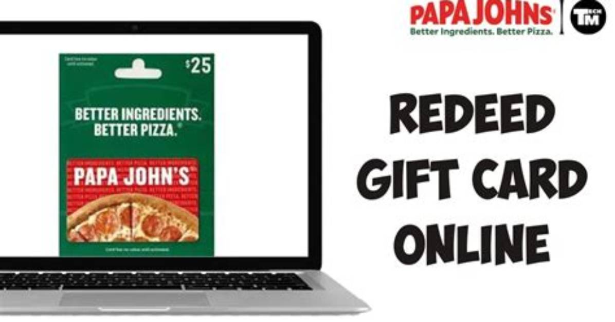 How to Check Papa John S Gift Card Balance 4 Fast And