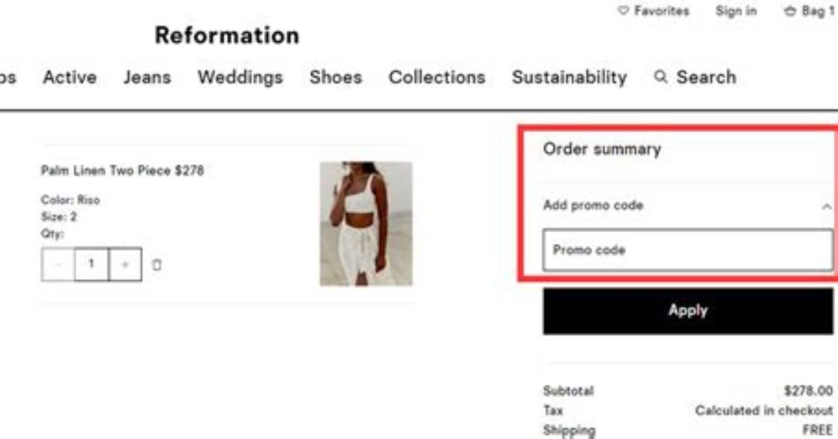 How to Get a Discount at Reformation the Complete Shopper S