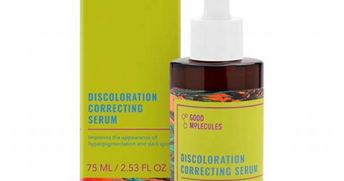 How to Use Good Molecules Discoloration