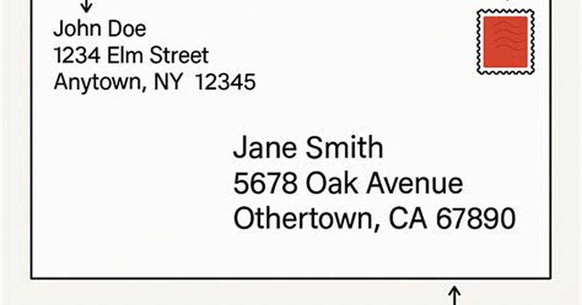 How to Write from and to Addresses on Envelopes the Definitive Step By