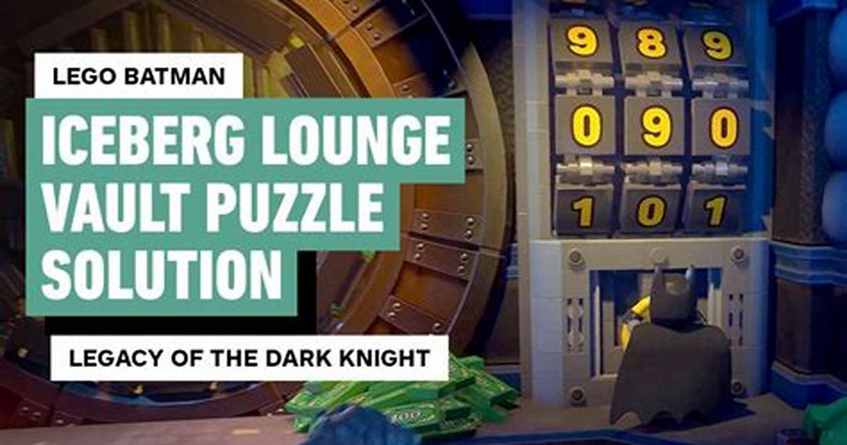 Iceberg Lounge Safe Code Solution in Lego Batman Legacy of The