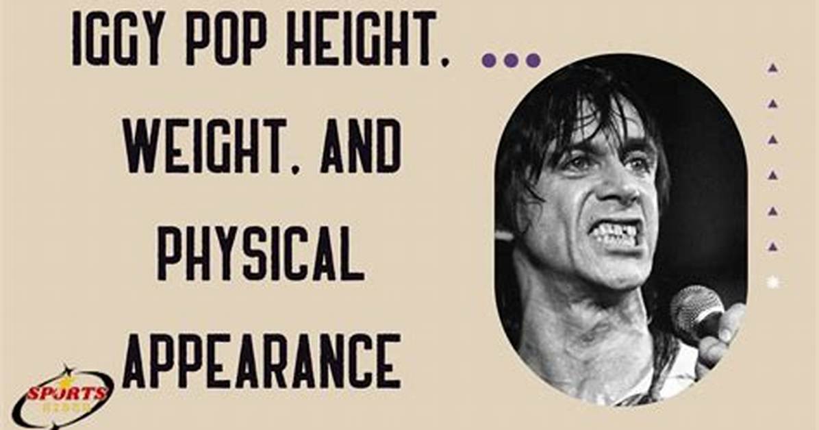 Iggy Pop Height Comparison Visual Proof Alongside Bowie Slash And