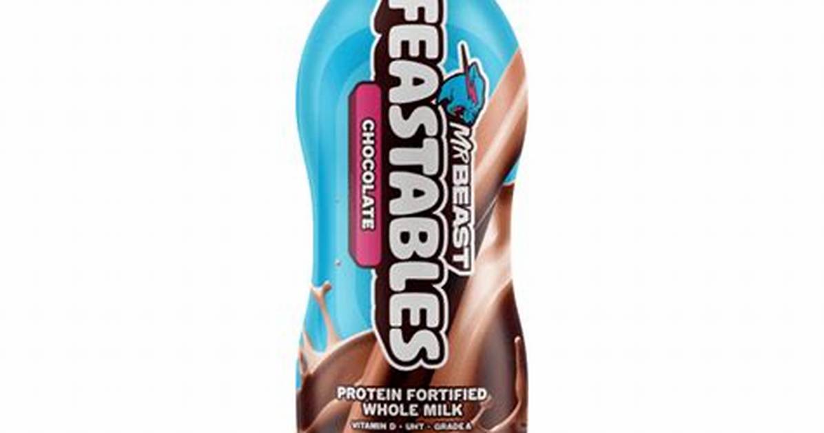 Inside Feastables Chocolate Milk Walmart Shelves Nutrition Labels and Real