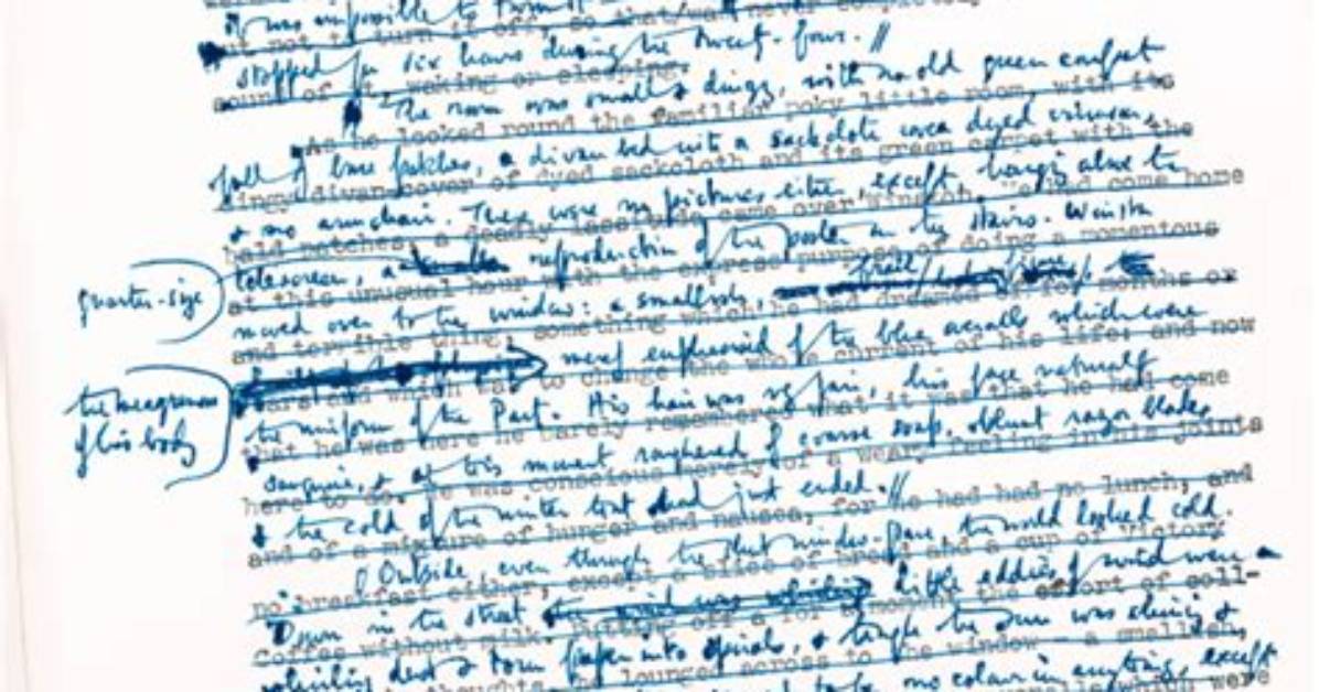 Inside George Orwell S 1984 Manuscripts Iconic Editions And