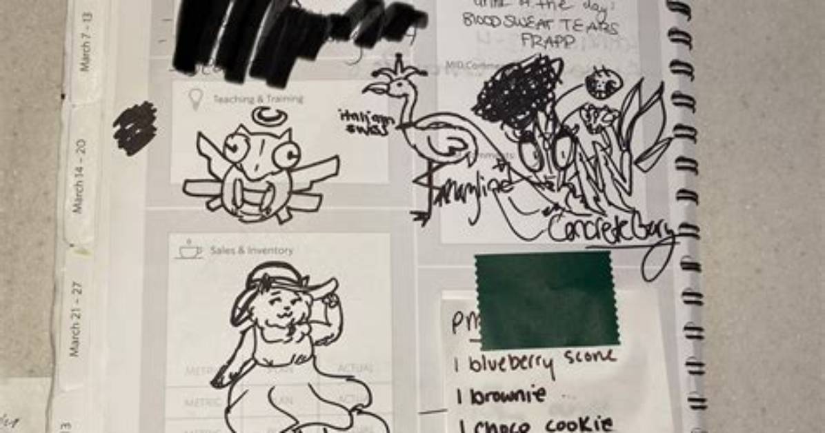 Inside the Starbucks Daily Records Book the Secret Log Baristas Are