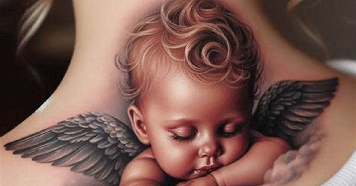 Inside the Viral Infant Angel Tattoos Design Proof Symbolism And