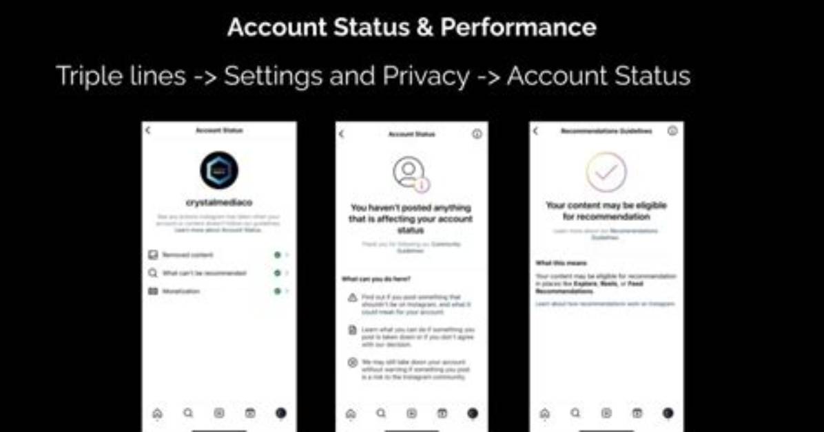 Instagram Account Status Guide