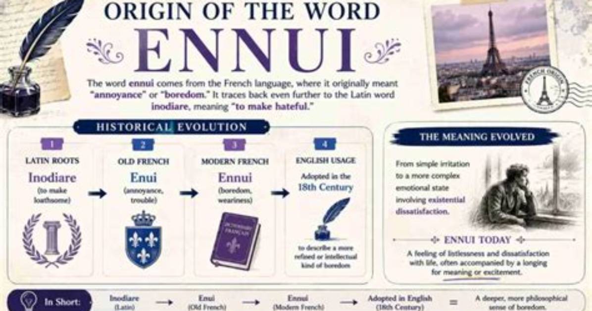 Is Ennui Just Fancy Boredom Linguistic Facts Vs