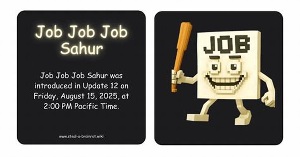 Job Job Job Sahur Fact Check Real Secret Drop or Just