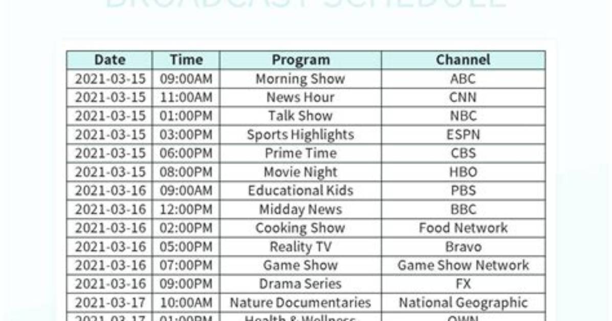Live Broadcast Schedule What Time Utc 8 Matches Kick Off