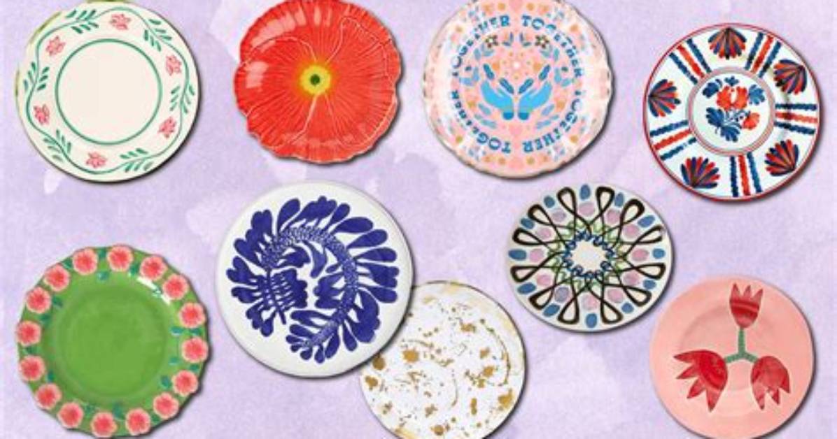 Look Like 30 Designer Plates We Tested Dollar Tree S 1 50 Hydrangea Stoneware For