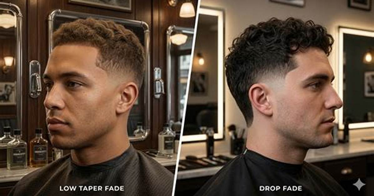 Low Taper vs Drop Fade Afro Barber Secrets and Fact Checking Common