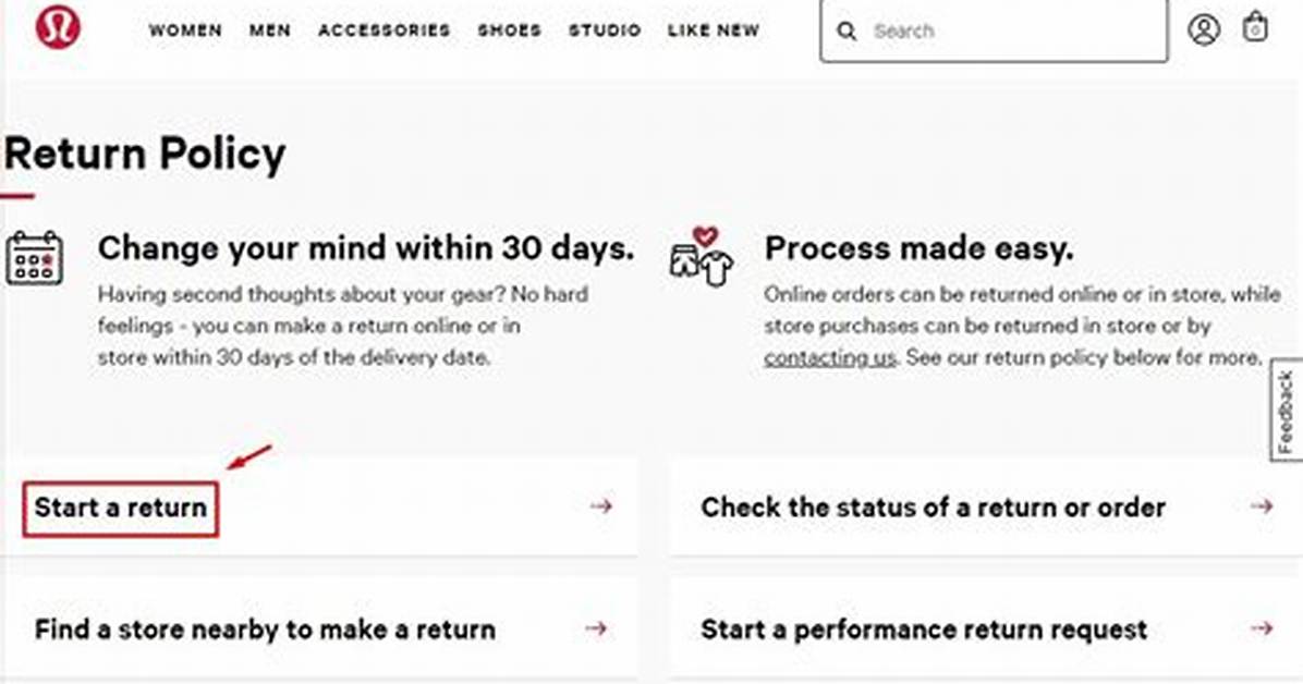 Lululemon Return Policy Update Surge In