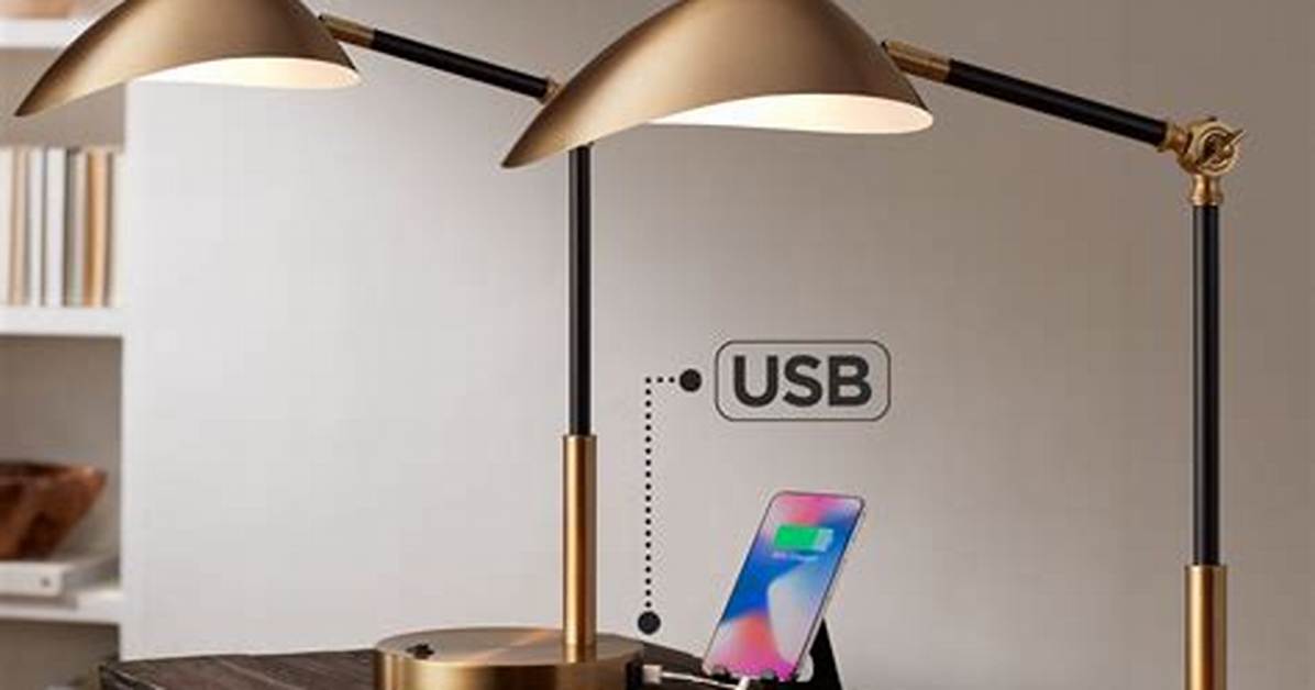National Lighting Upgrades Refreshing Older Desk Lamps For