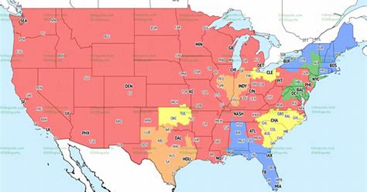 Nfl Tv Schedule This Weekend Coverage Maps Channels and Local