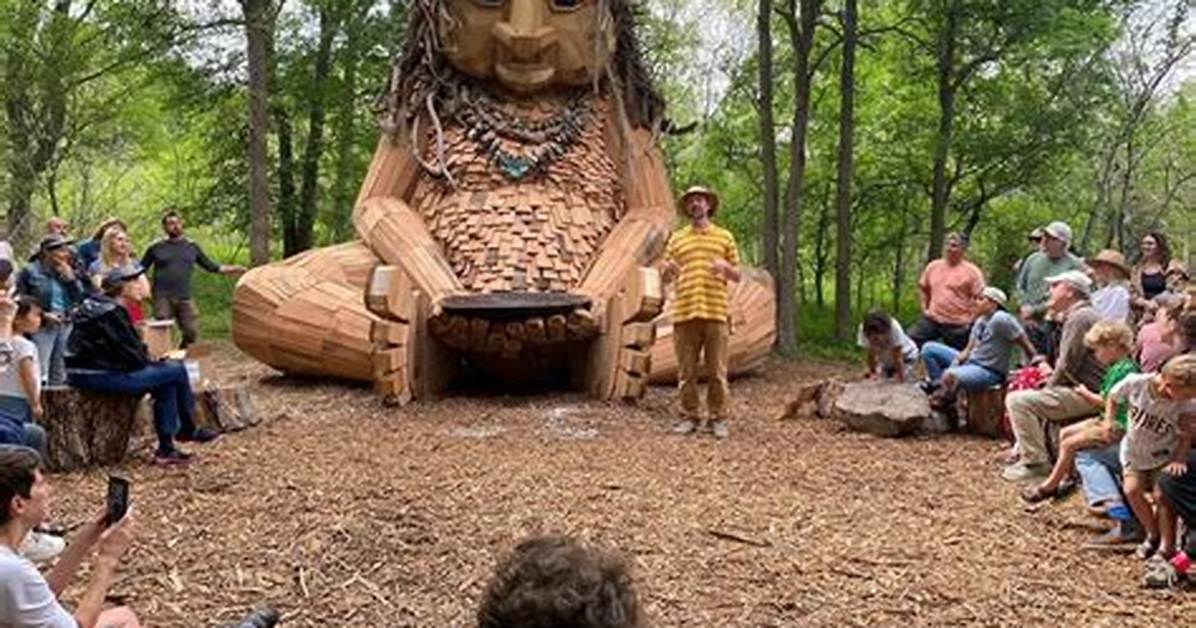 Pease Park Troll Fire Investigation Was Malin Deliberately Burned Down In
