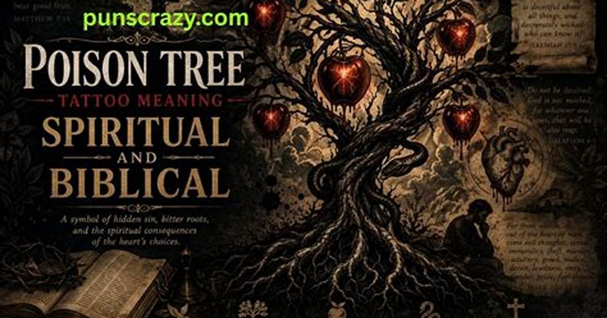 Poison Tree Tattoos Explained Symbolism History and the Truth Behind The