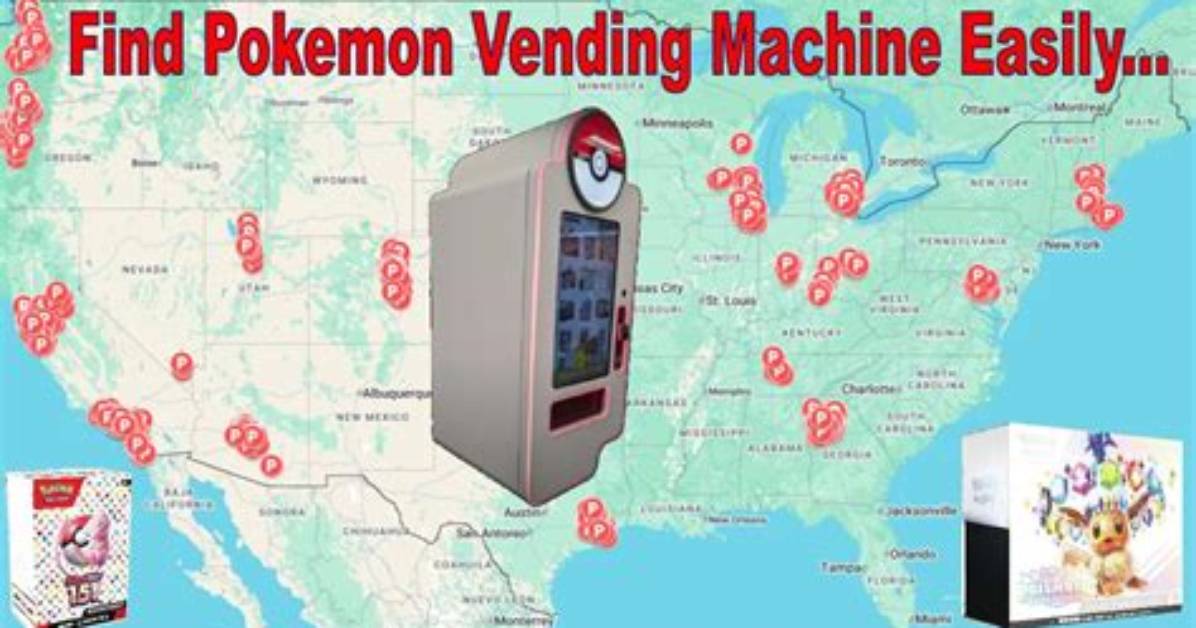 Pokemon Tcg Vending Machine Locations Update from Escalating Chaos To