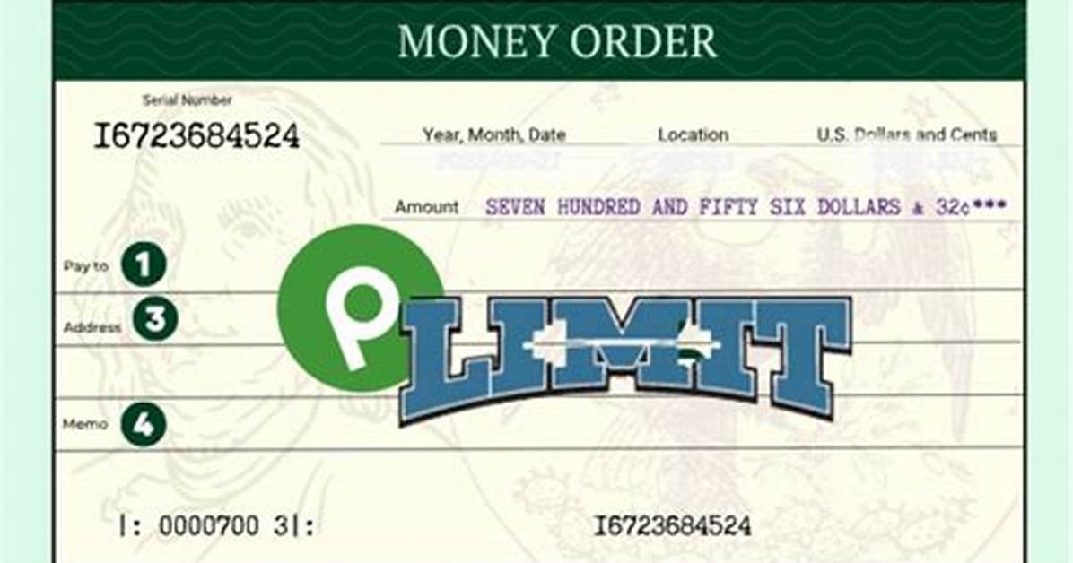 Publix Money Order Receipts Fees And