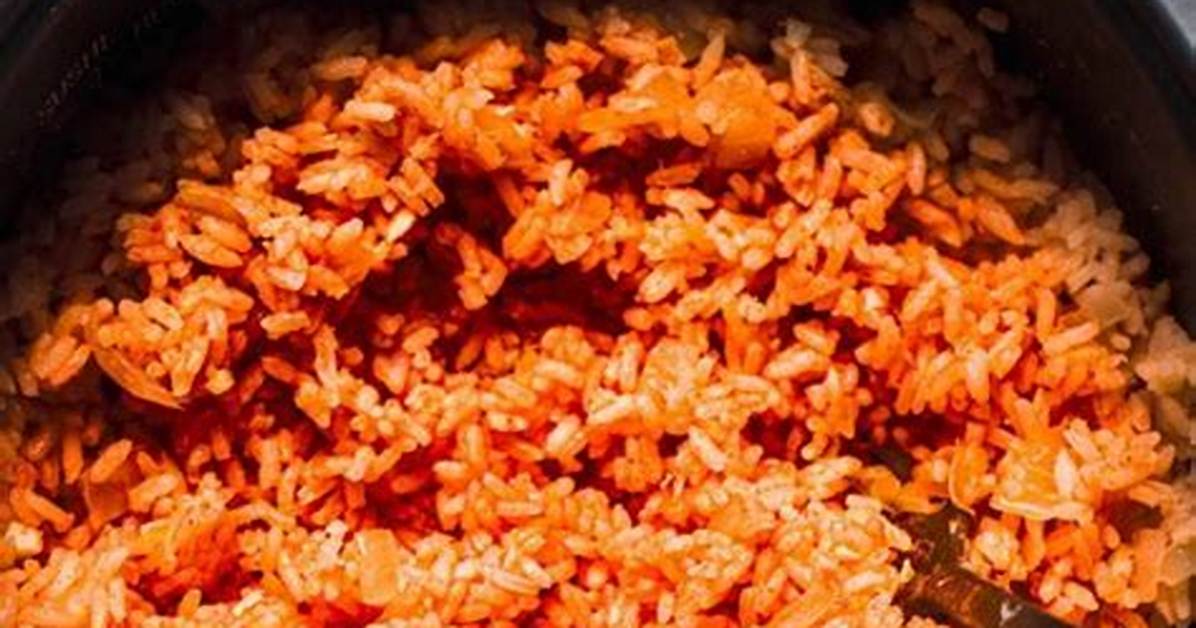 Rice Cooker Mexican Rice Fact Check Rinsing Liquid Ratios And
