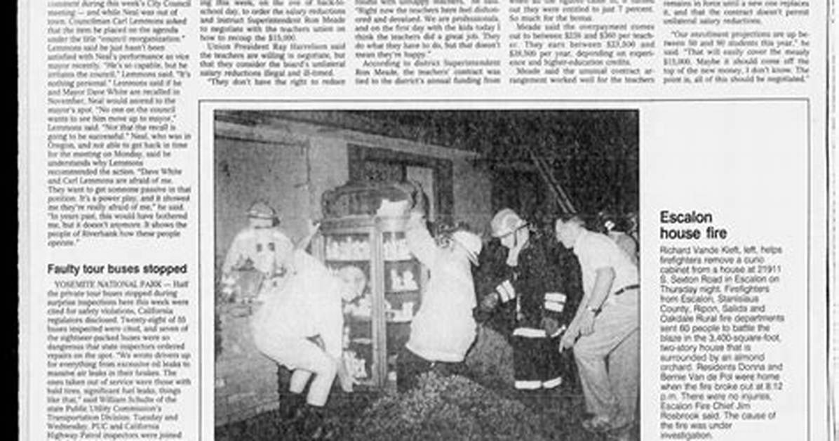 Searching Modesto Bee
